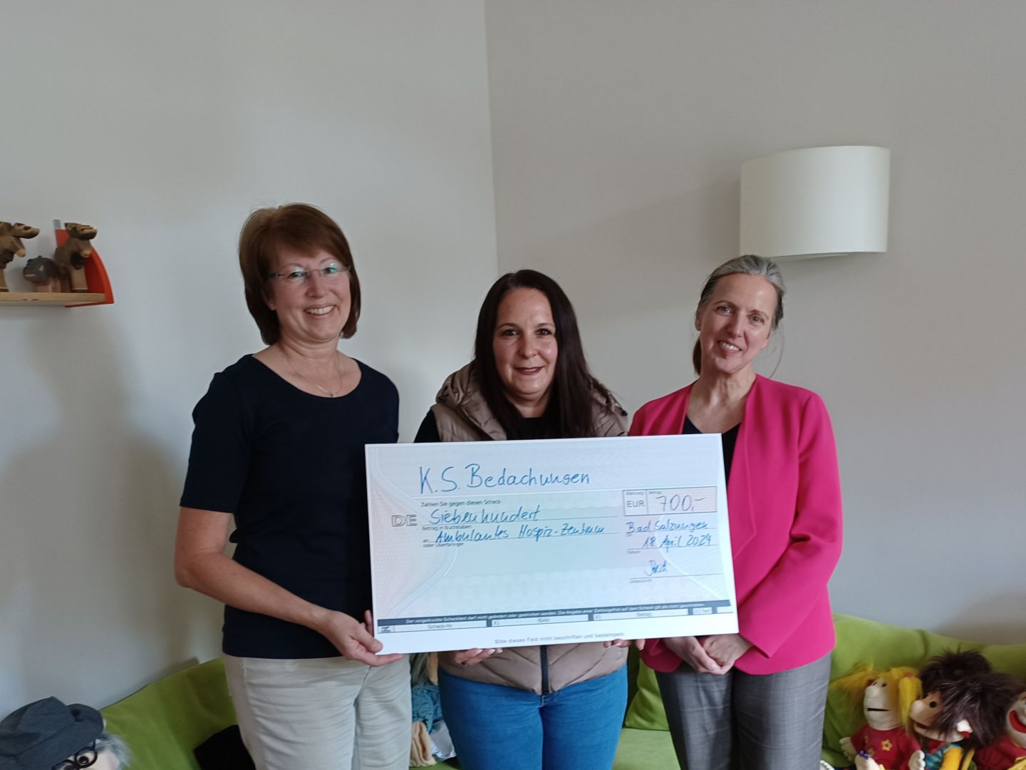 Spende 700 € / K.S Bedachungen